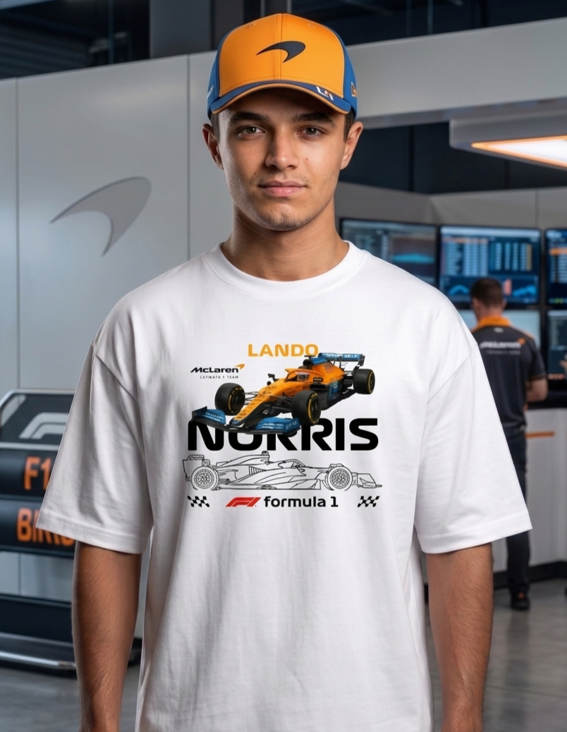 Lando Norris F1 Oversized T-Shirt