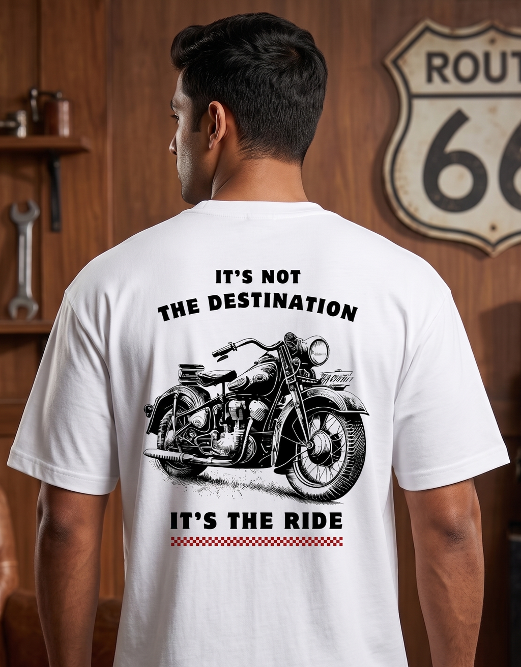 Bike Rider Live Fast Oversized T-Shirt