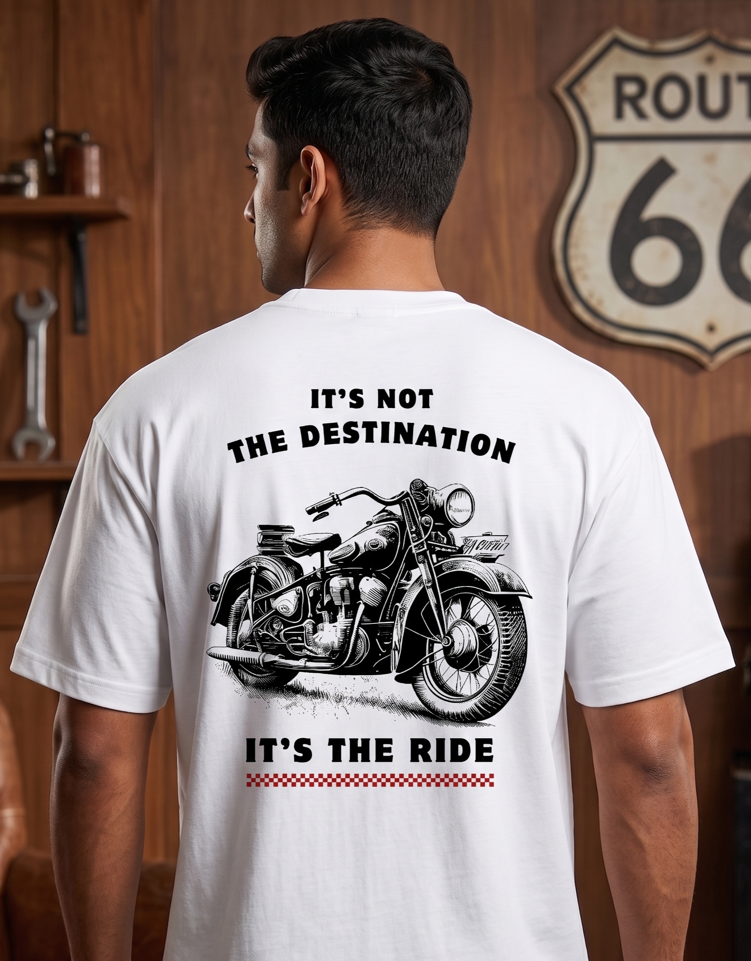 Bike Rider Live Fast Oversized T-Shirt