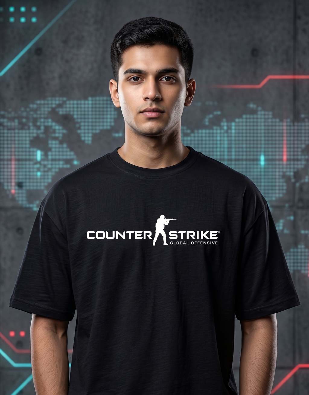 Counter Strike Oversized T-Shirt