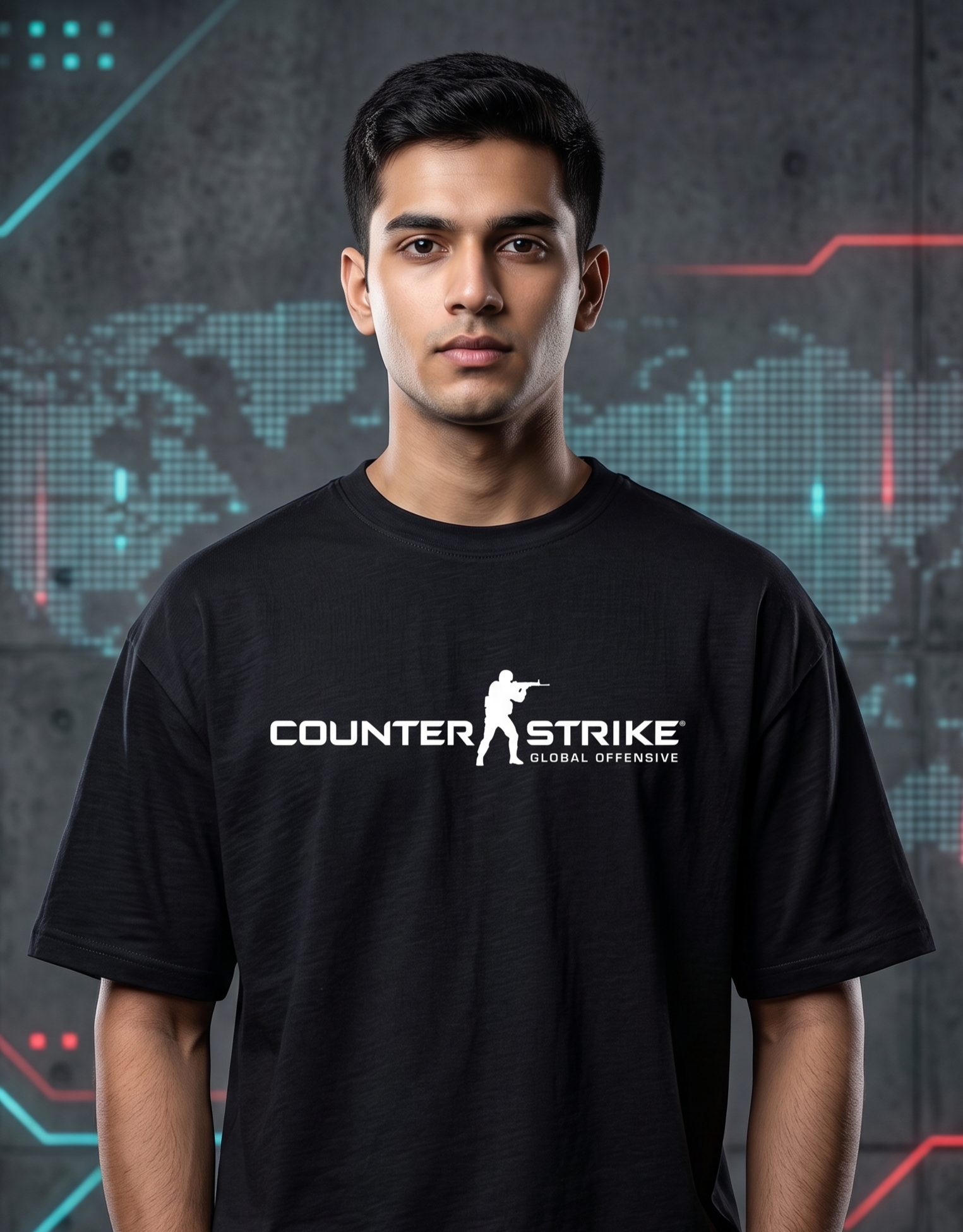 Counter Strike Oversized T-Shirt