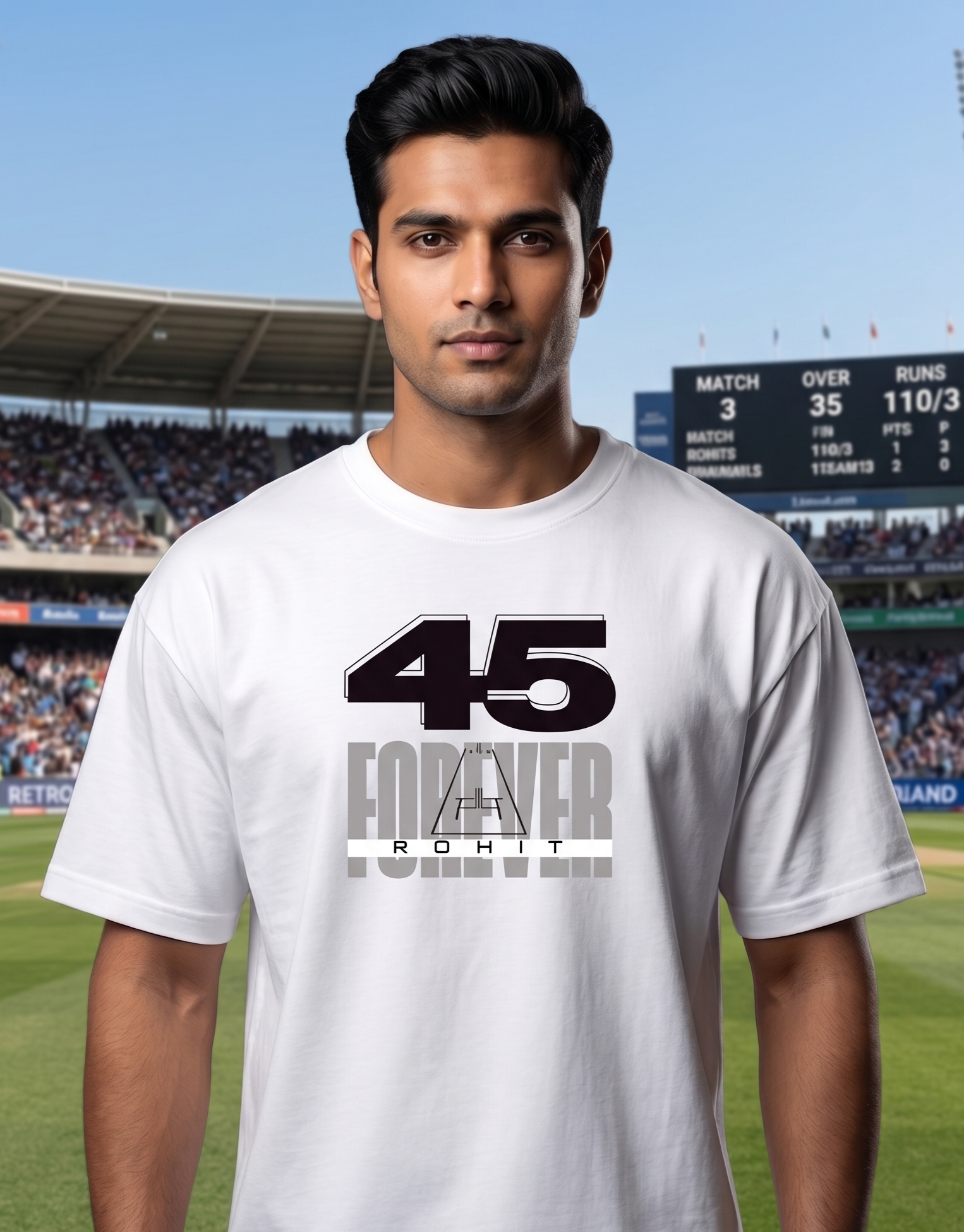 Rohit Sharma Oversized T-Shirt