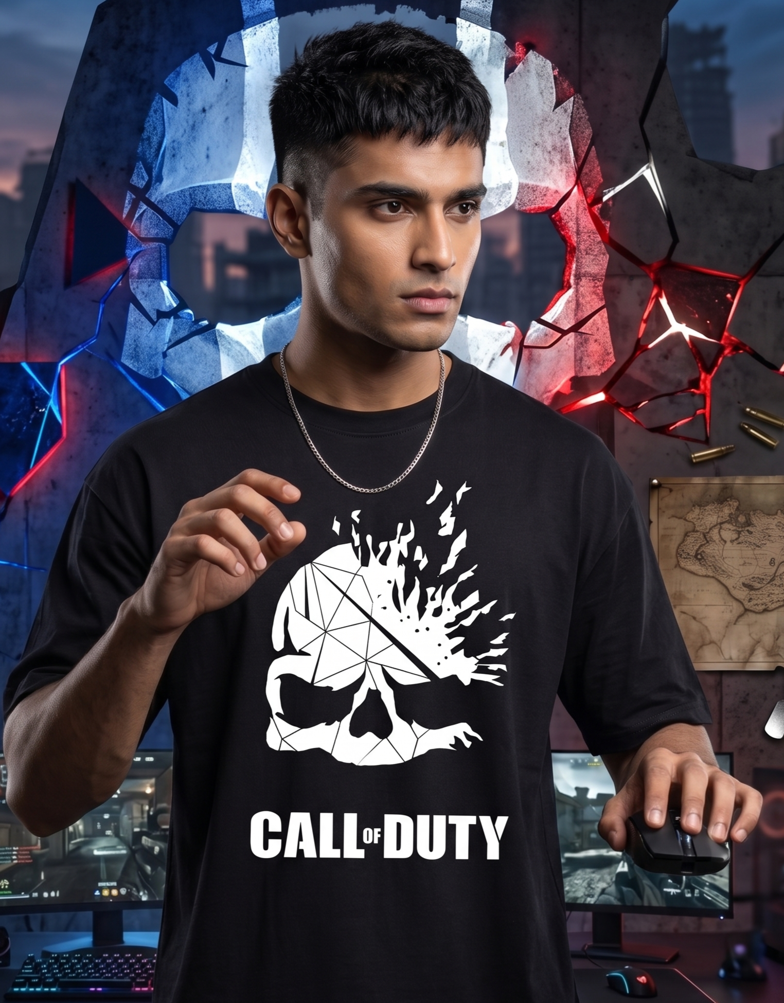 Call Of Duty Oversized T-Shirt