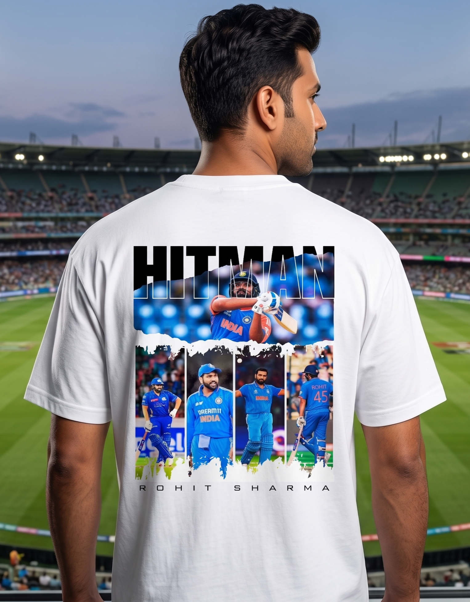Rohit Sharma Oversized T-Shirt