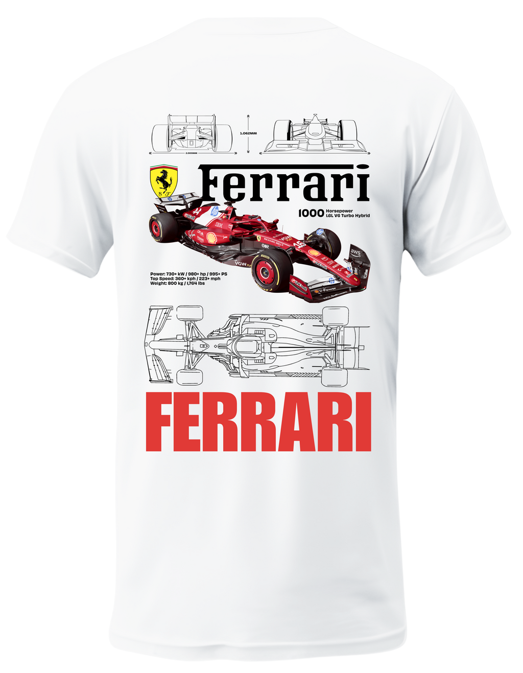 Ferrari F1 Regular T-Shirt