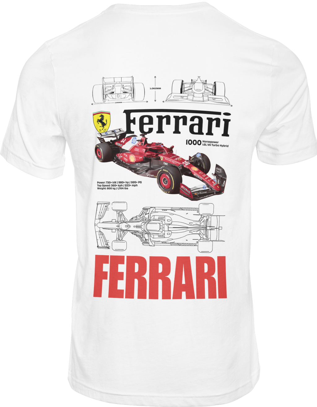 Ferrari F1 Regular T-Shirt