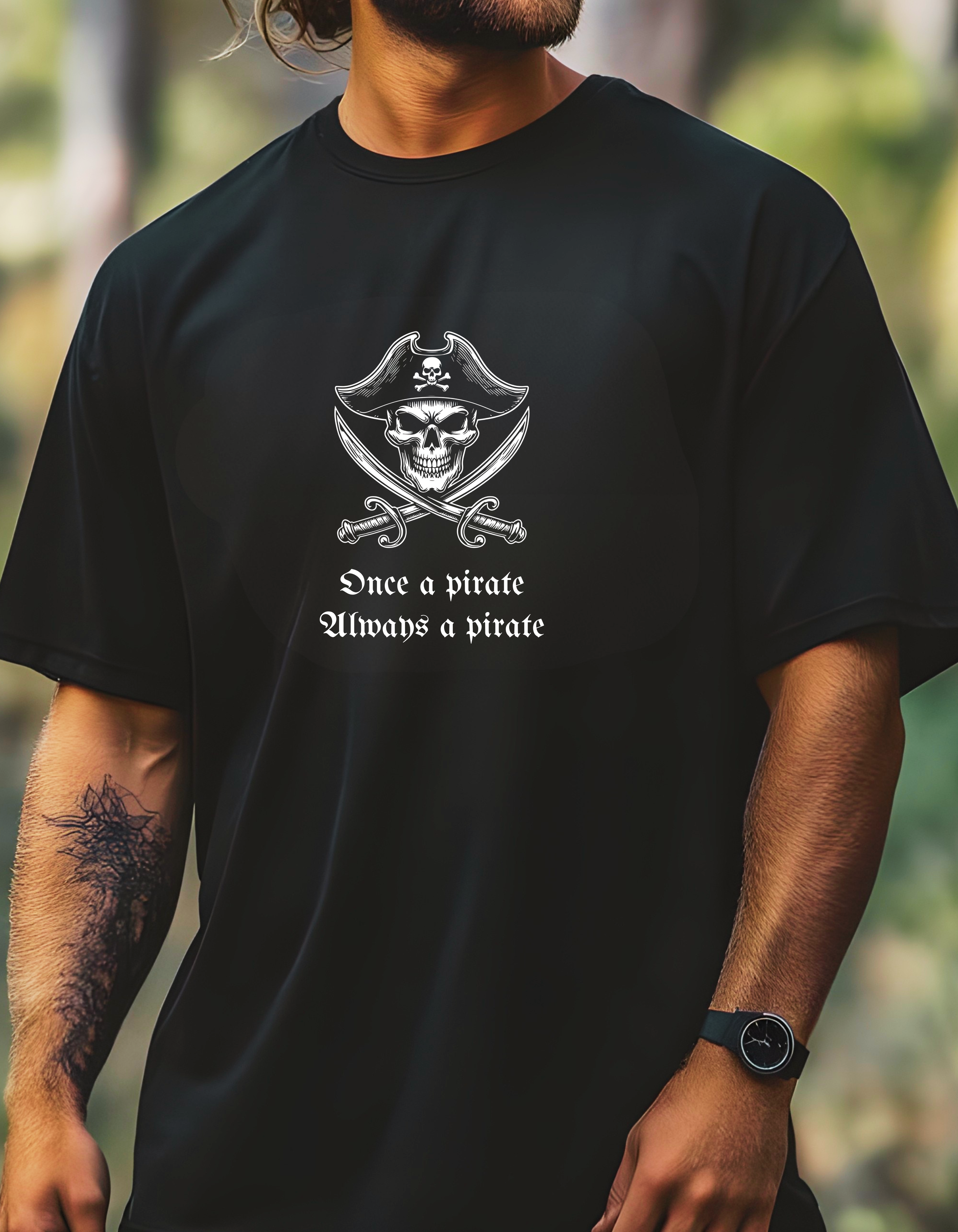 Pirates of Caribbean Oversized T-Shirt