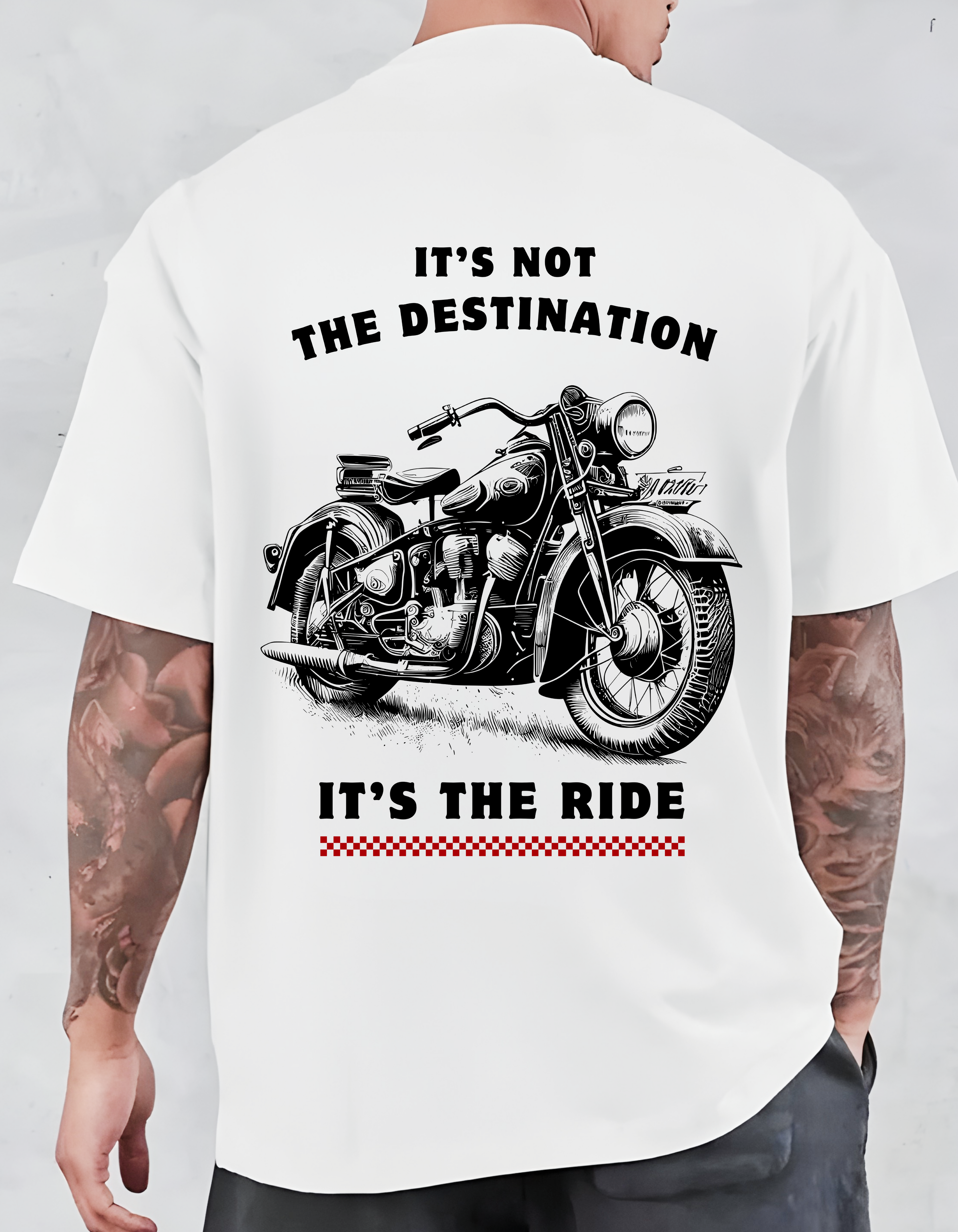 Bike Rider Live Fast Oversized T-Shirt