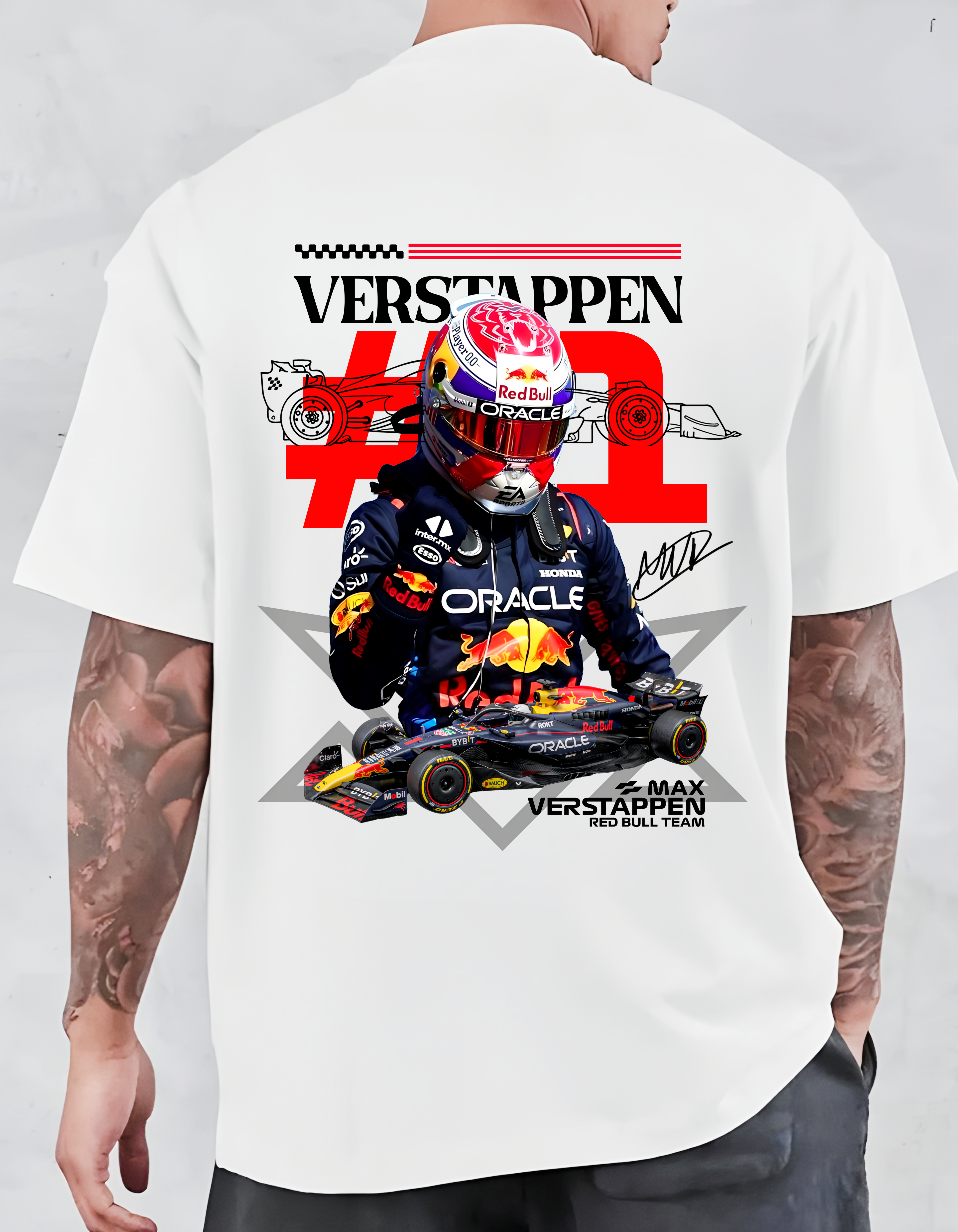 Max Verstappen Champion Oversized T-Shirt
