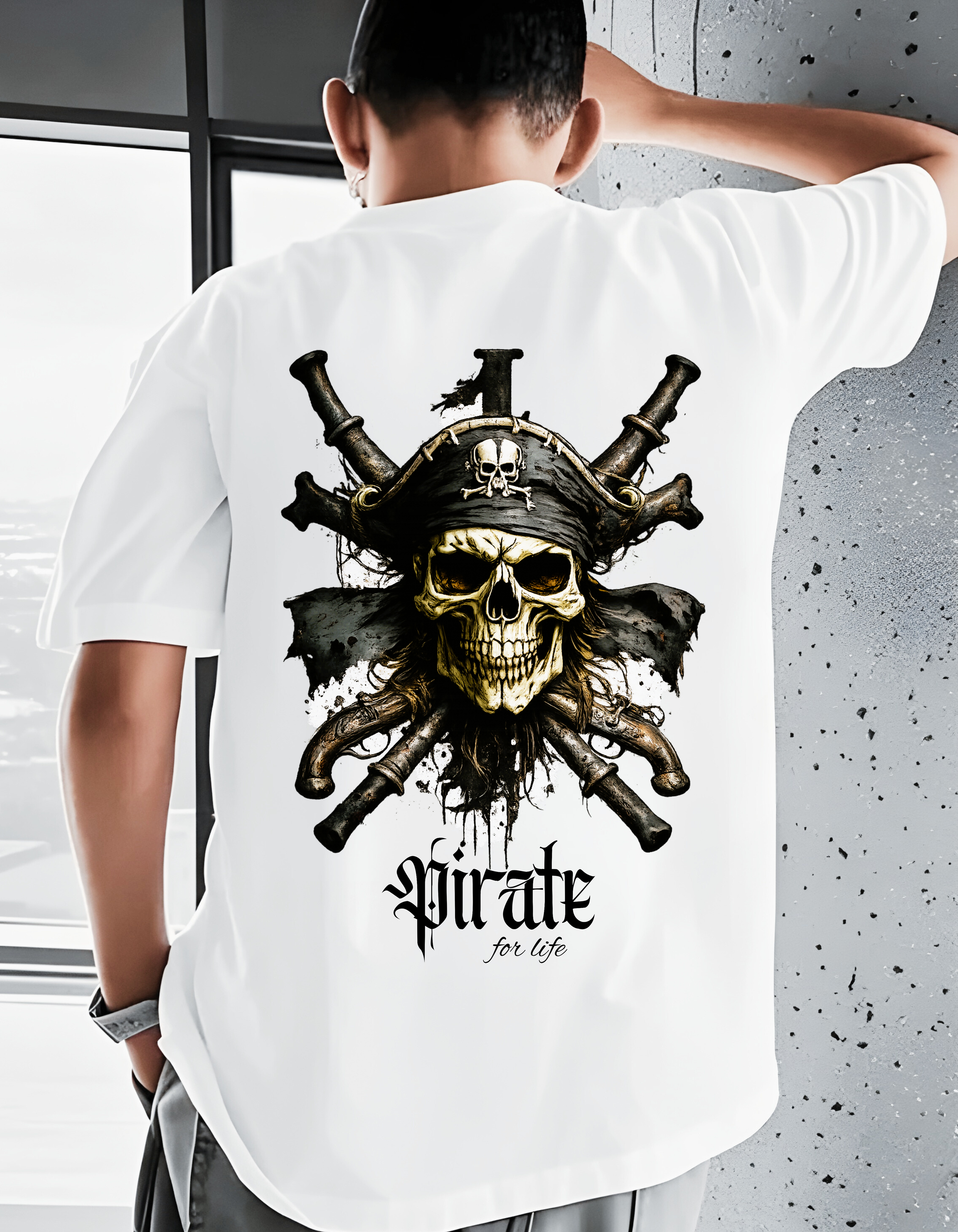 Pirates of Caribbean Oversized T-Shirt