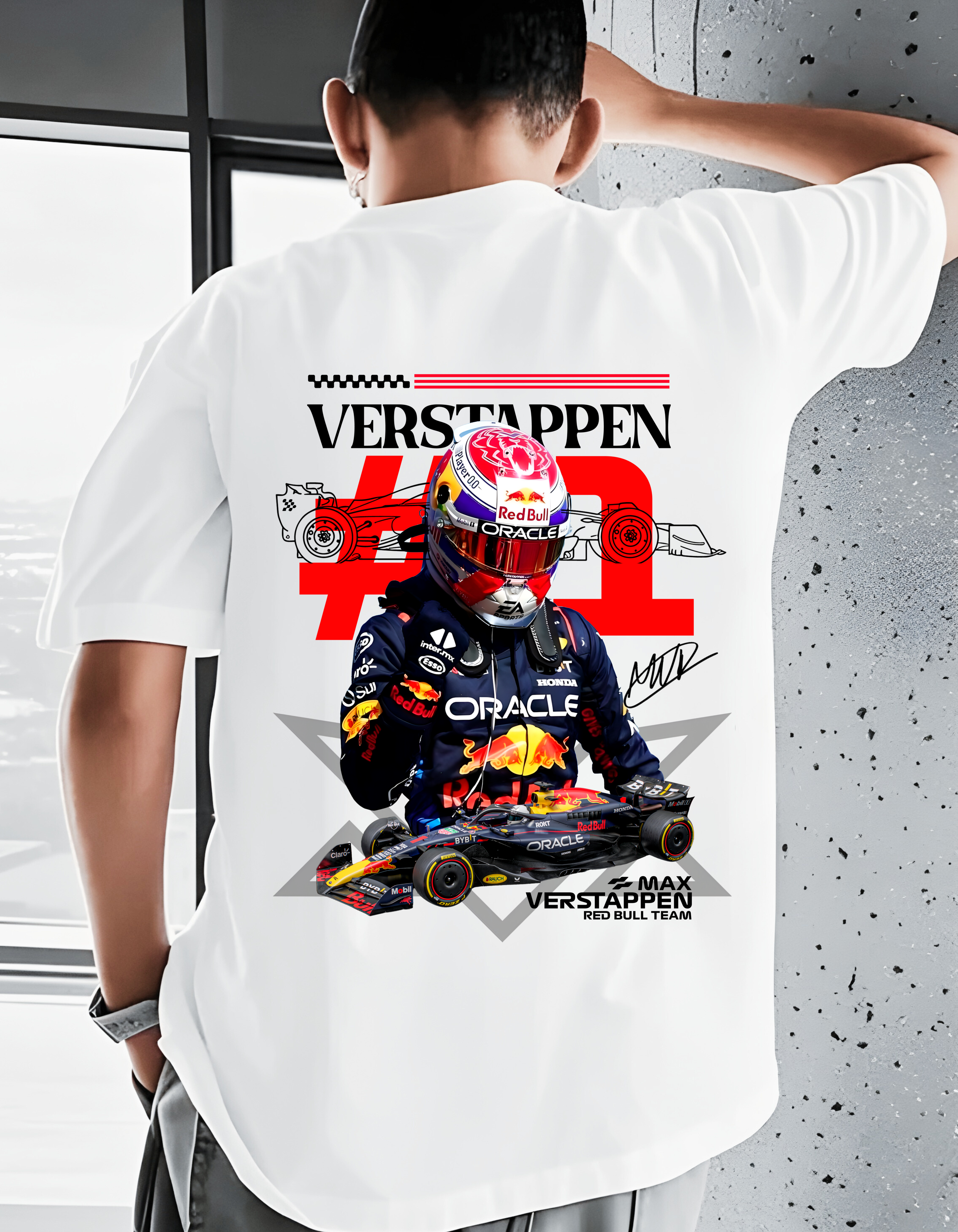 Max Verstappen Champion Oversized T-Shirt