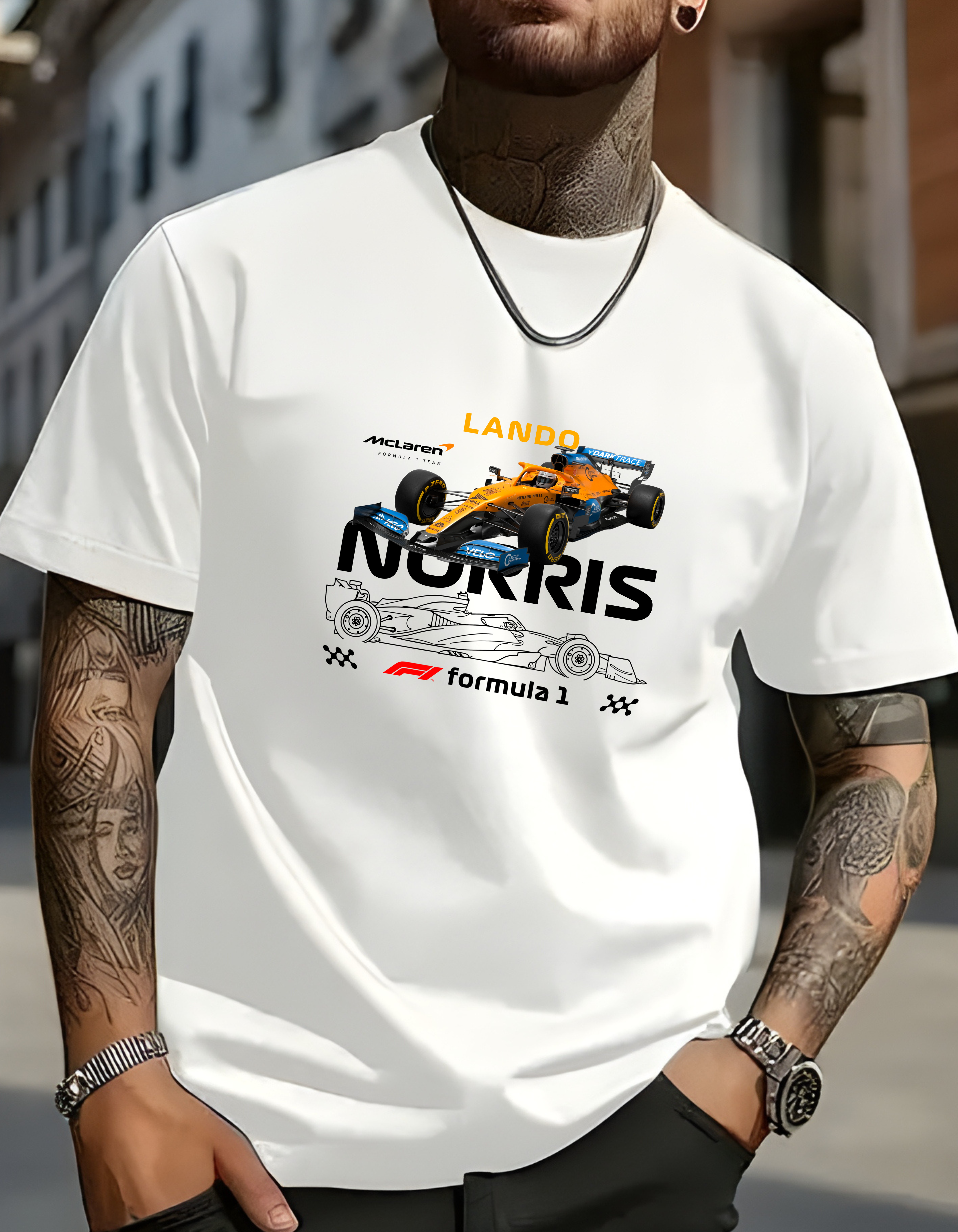 Lando Norris F1 Oversized T-Shirt
