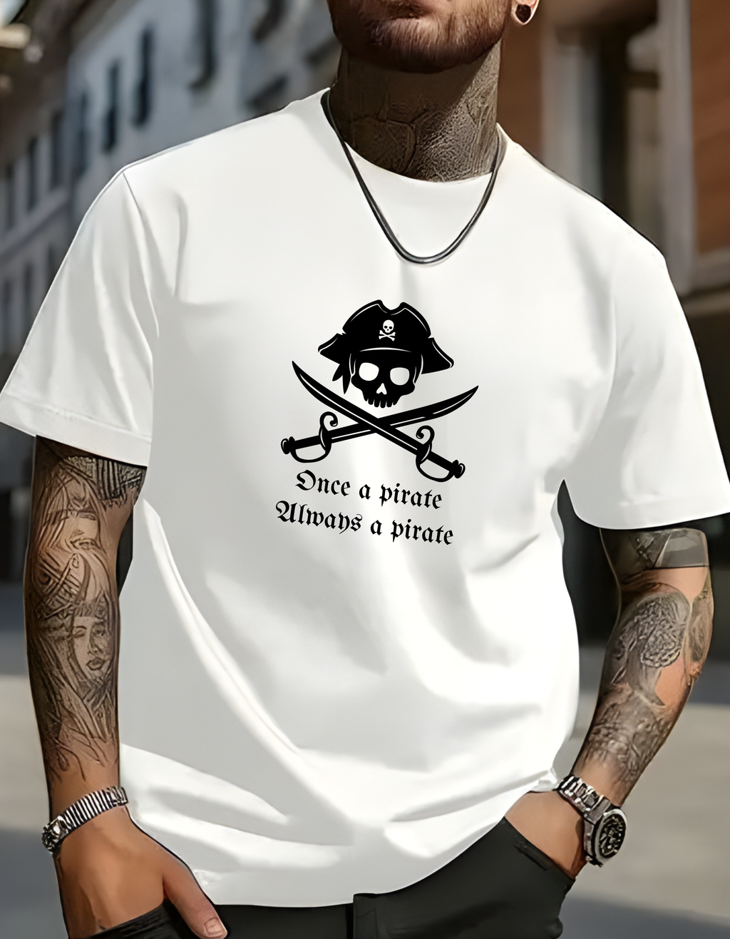 Pirates of Caribbean Oversized T-Shirt