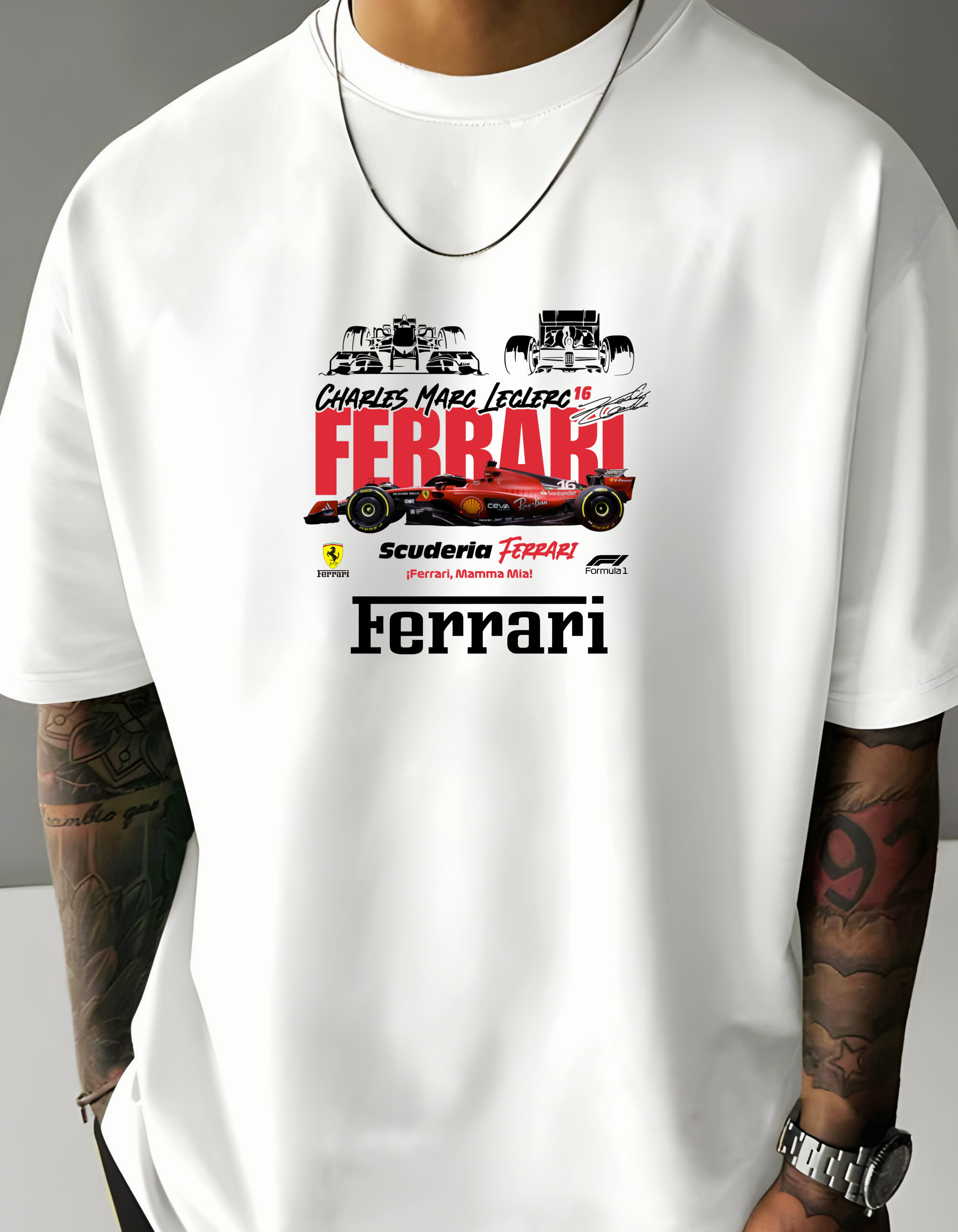 Ferrari F1 Oversized T-Shirt