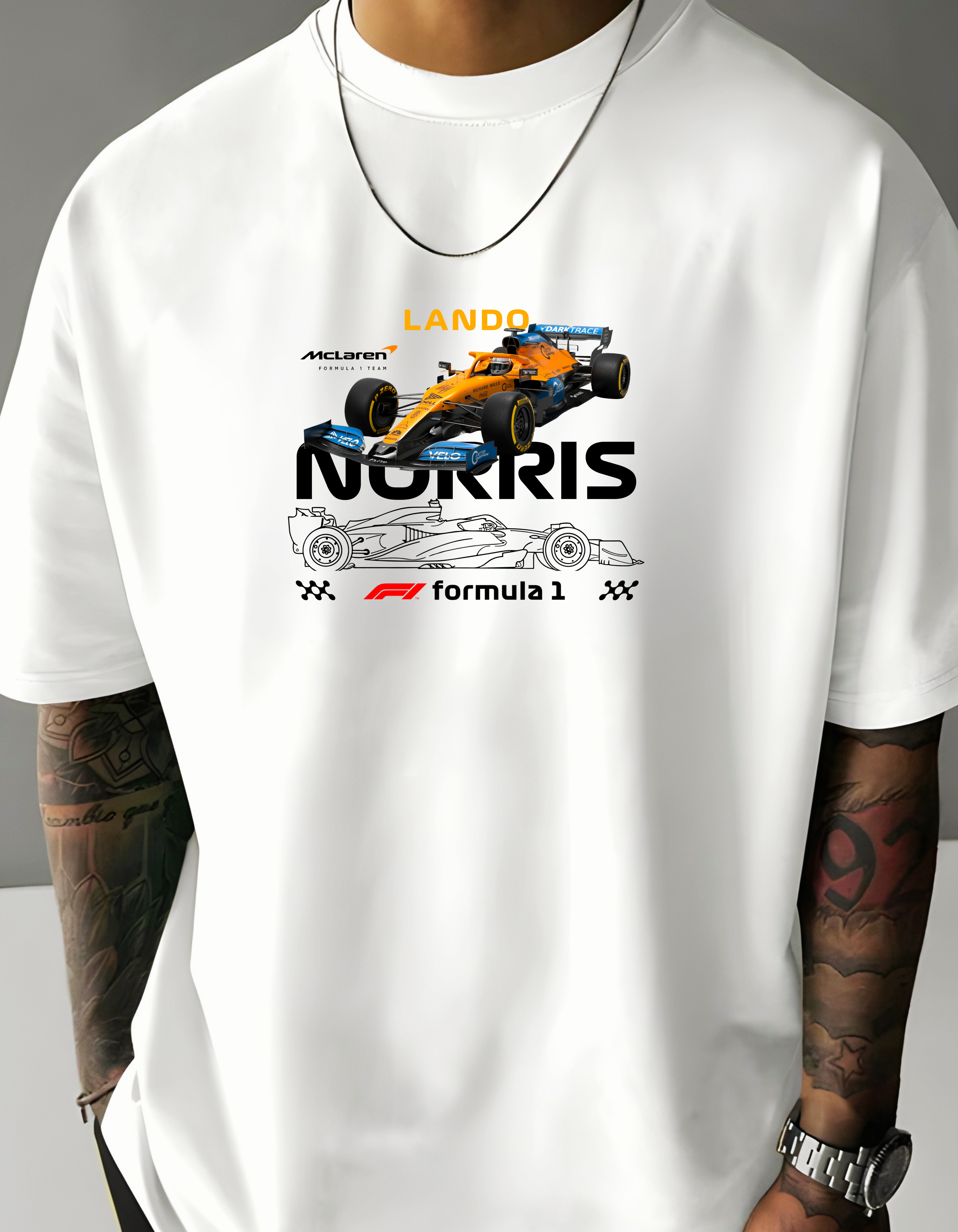 Lando Norris F1 Oversized T-Shirt