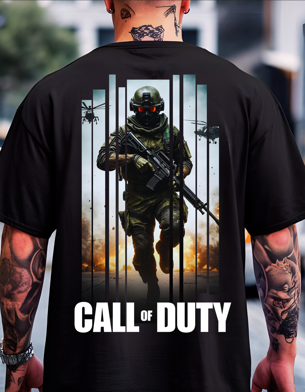Call Of Duty Oversized T-Shirt
