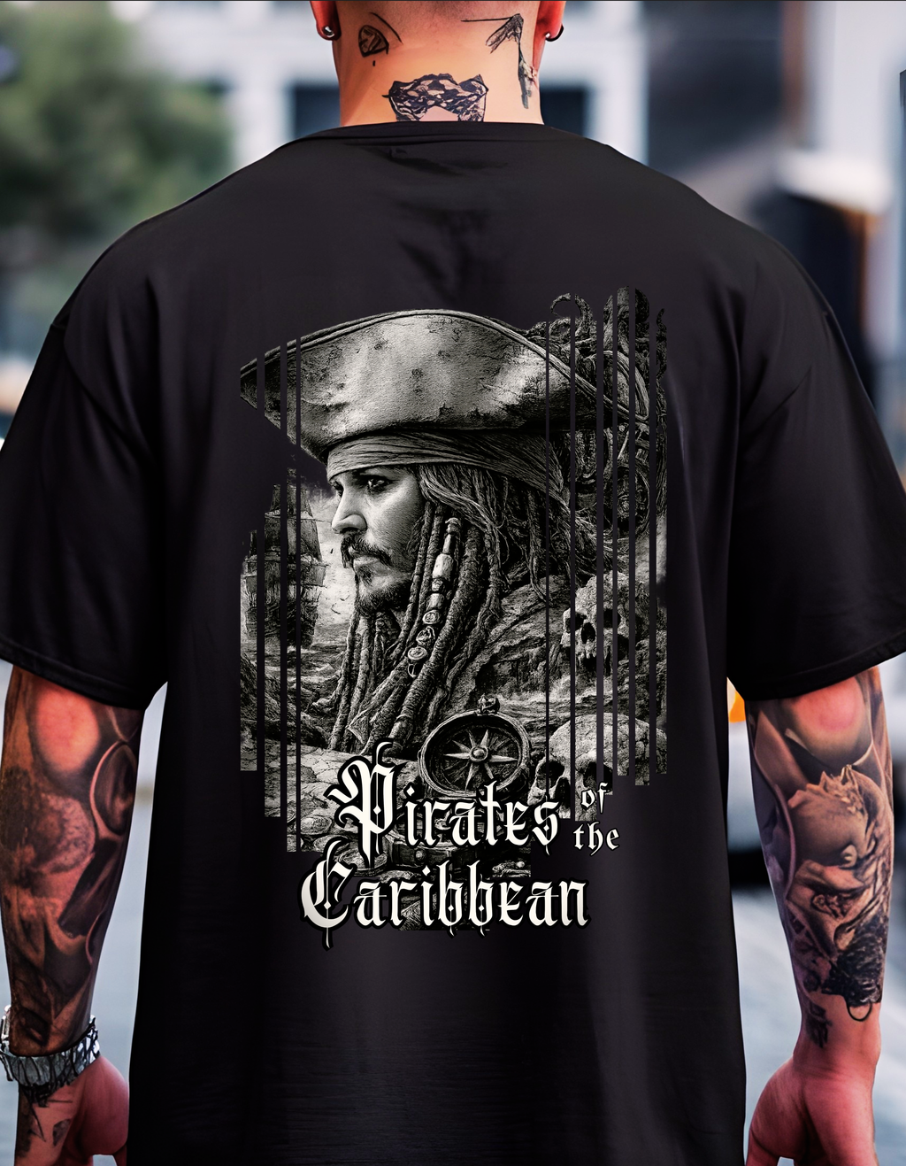 Captain Jack Sparrow Oversized T-Shirt
