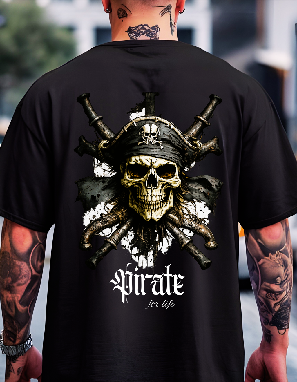 Pirates of Caribbean Oversized T-Shirt