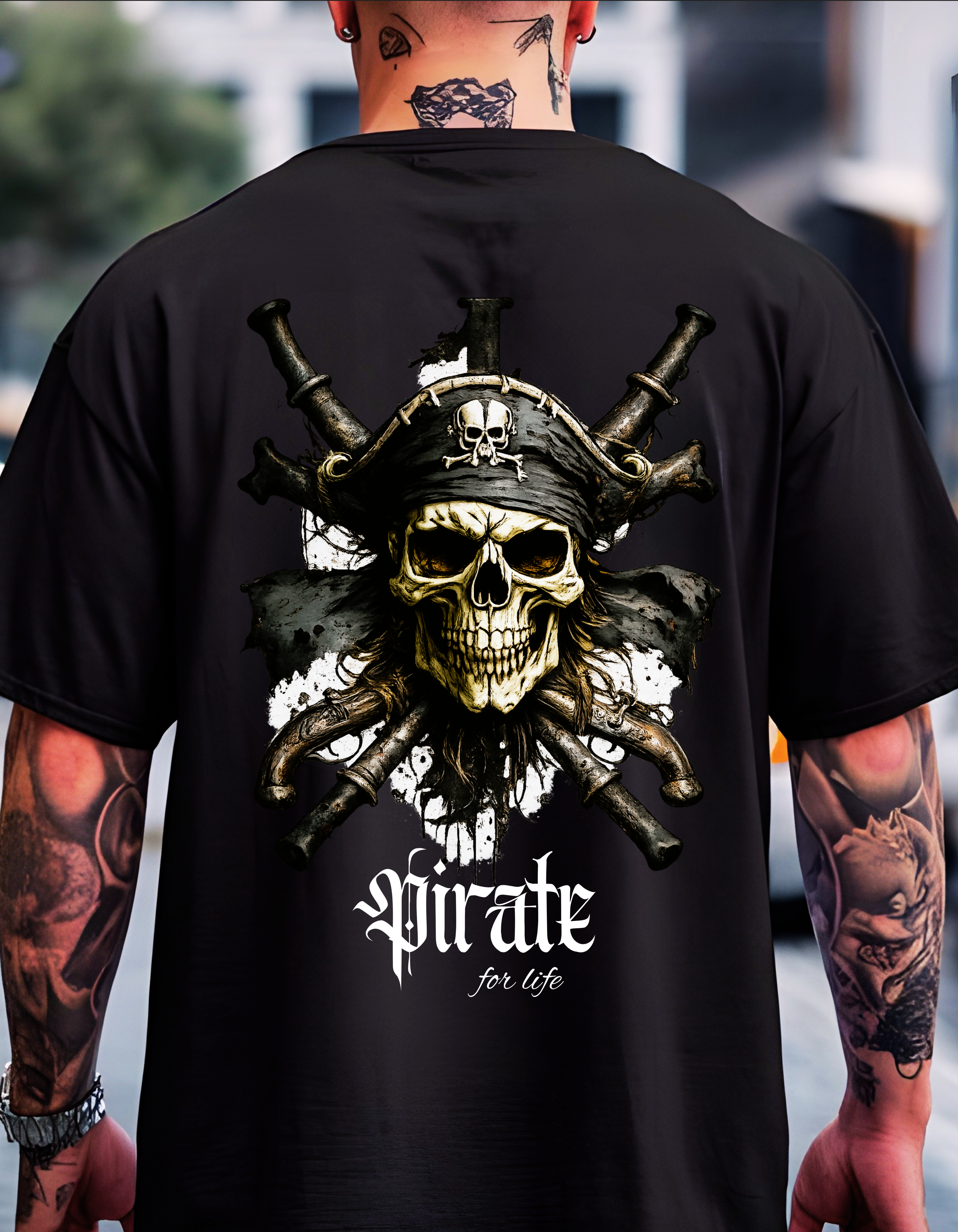 Pirates of Caribbean Oversized T-Shirt