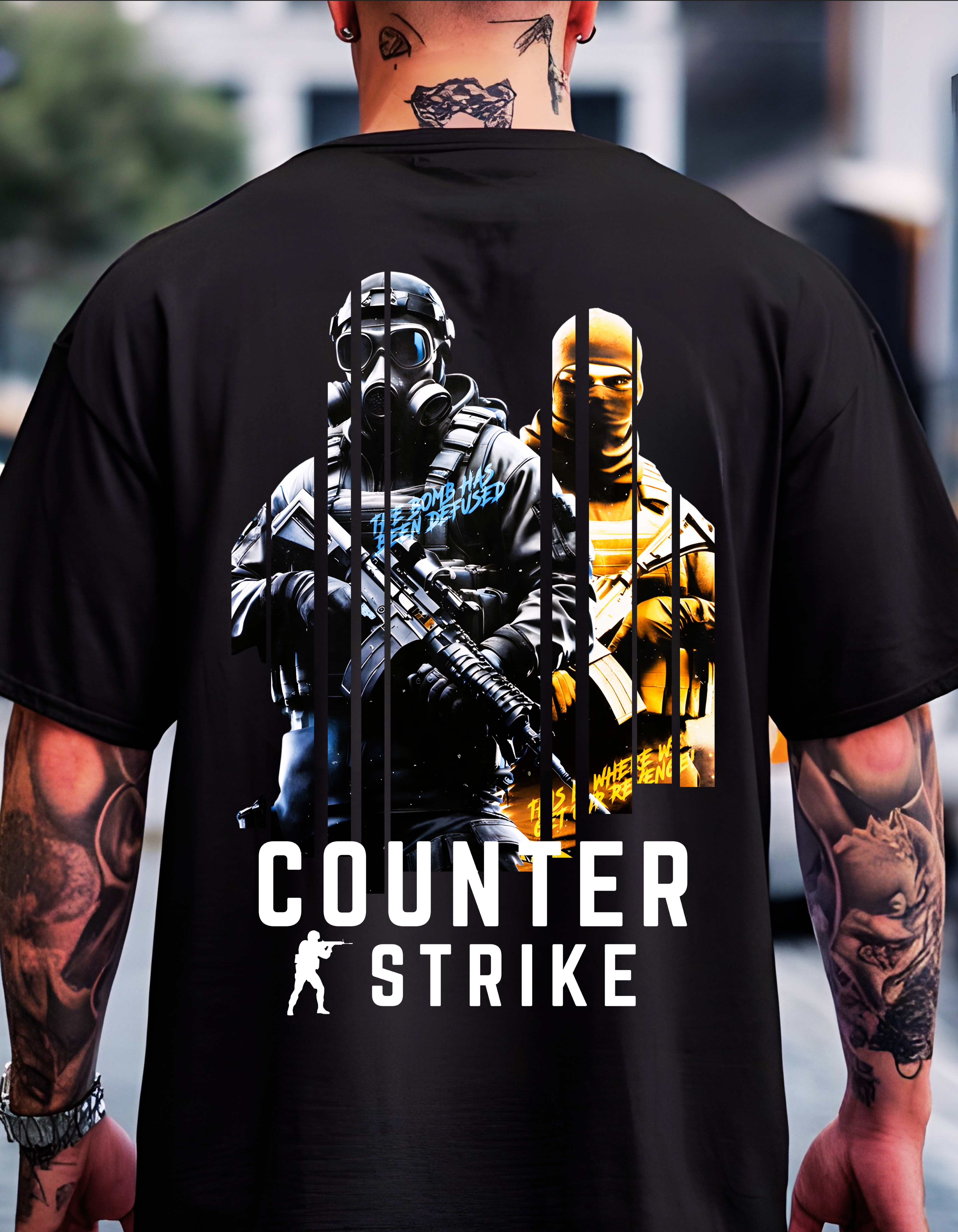 Counter Strike Oversized T-Shirt