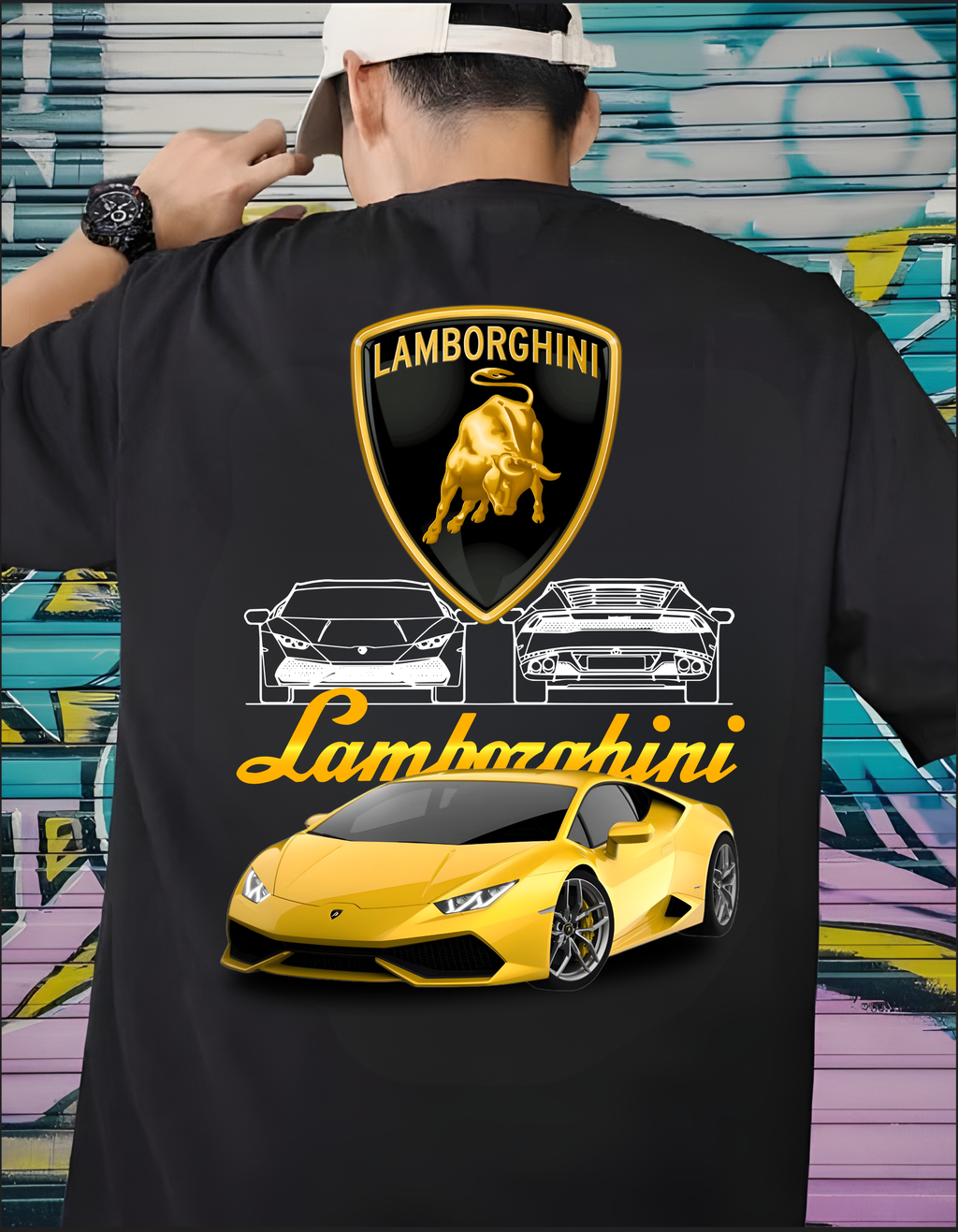Lamborghini Oversized T-Shirt