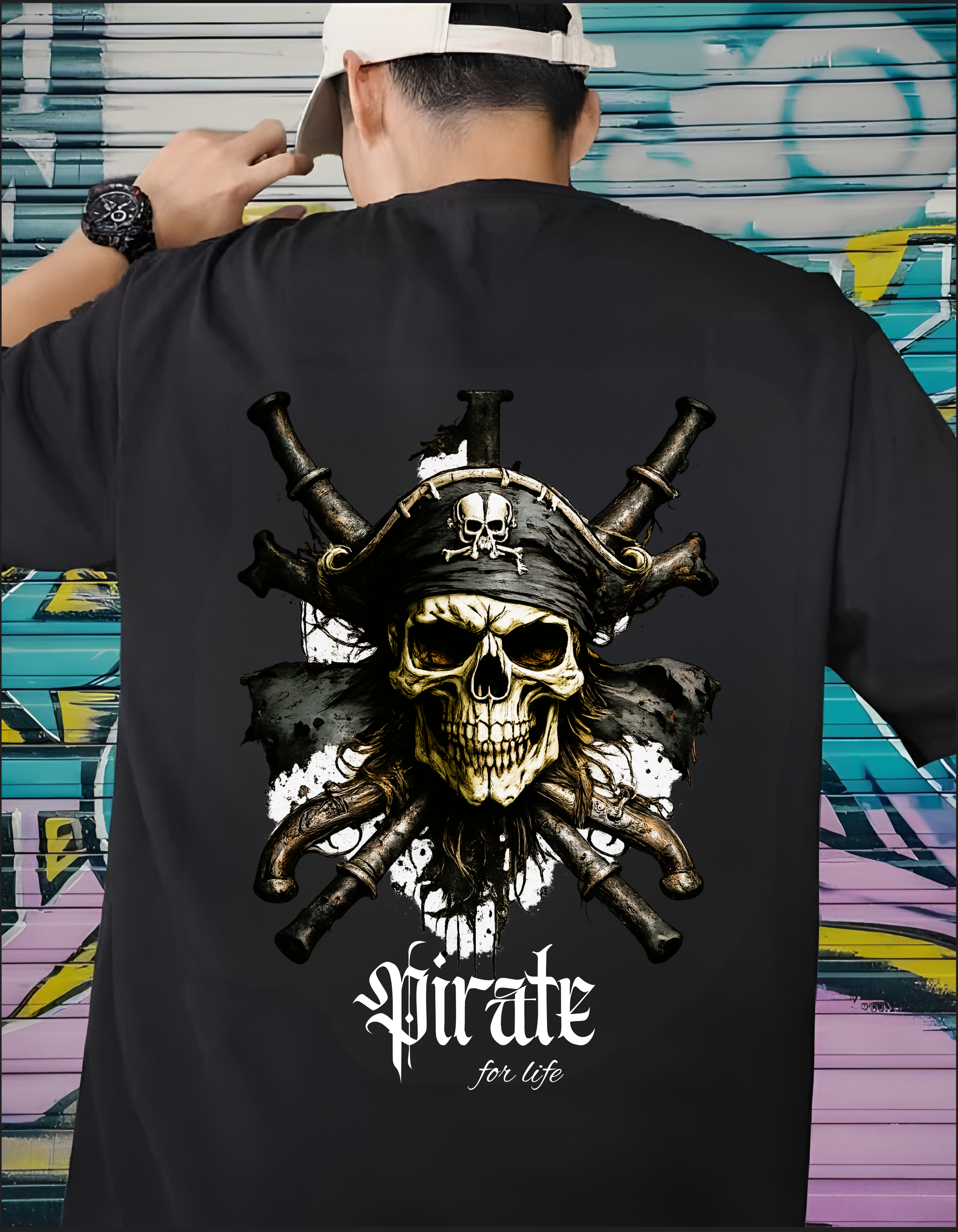 Pirates of Caribbean Oversized T-Shirt
