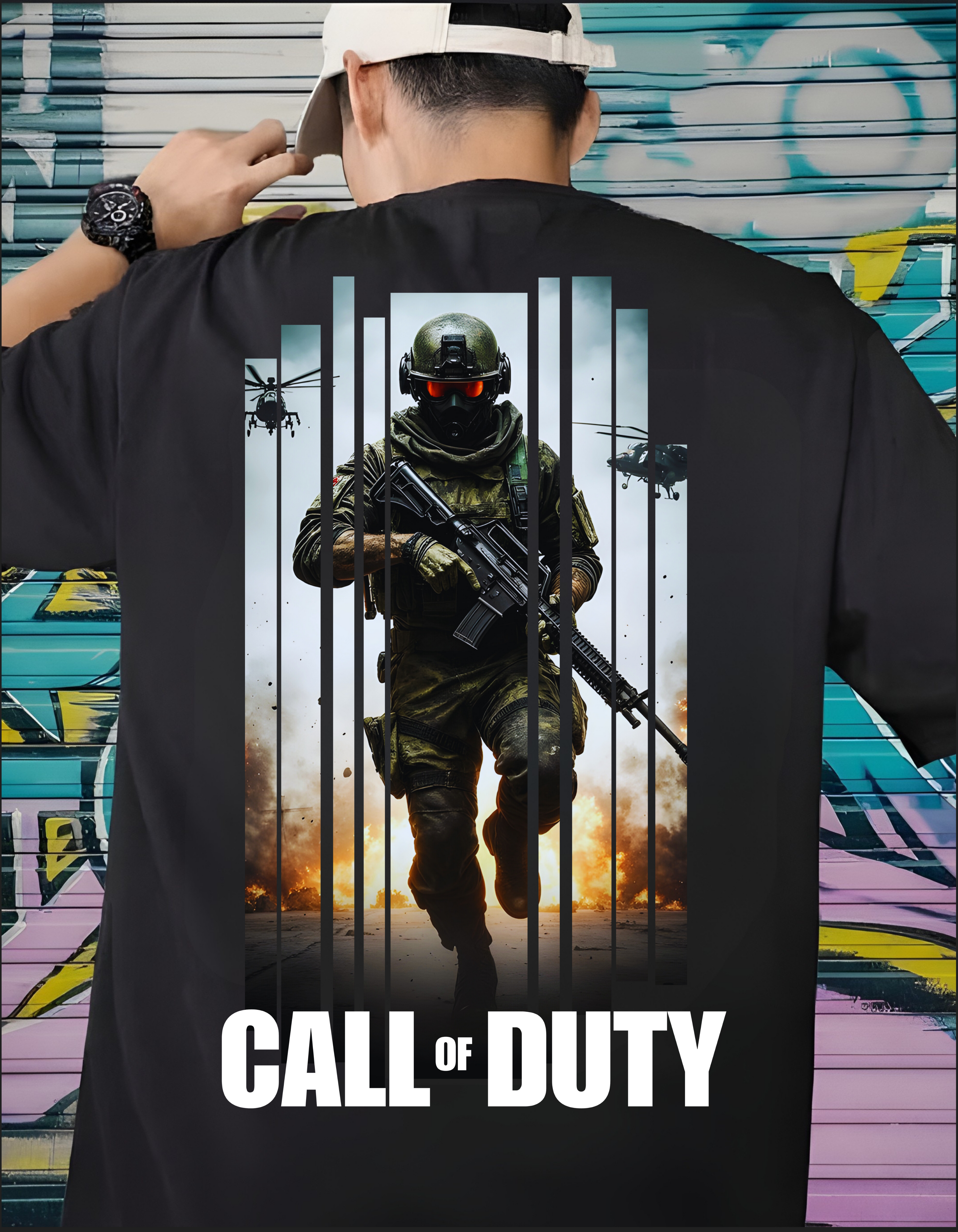 Call Of Duty Oversized T-Shirt