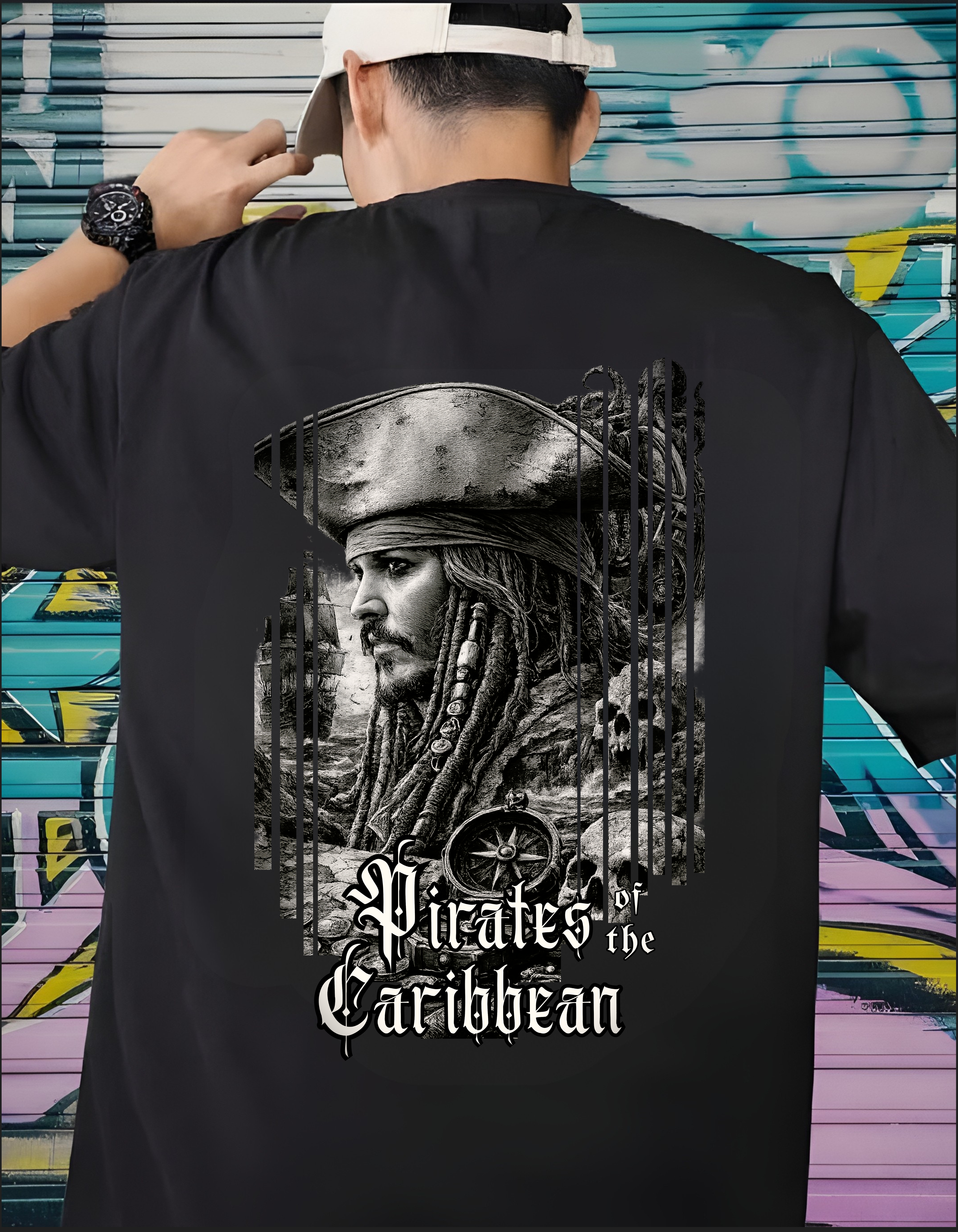 Captain Jack Sparrow Oversized T-Shirt