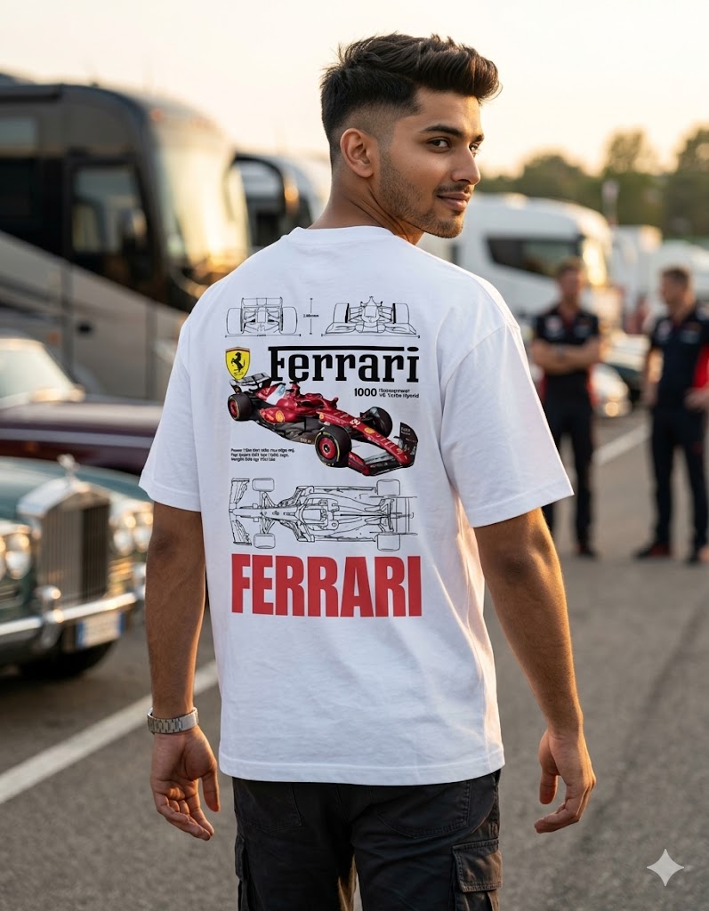 Ferrari F1 Oversized T-Shirt